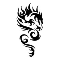 Rienda Libre Graphics - Decomural Fire Dragon Monster Ws-15922