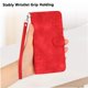 thumbnail image 4 of Funda Flip Premium Fibra de Carbono para Motorola MOTO G75 con Soporte y Cierre Rojo, 4 of 6