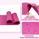 thumbnail image 3 of Esterilla de yoga Fitvids multiusos de 1,27 cm de grosor, rosa con correa, 3 of 7