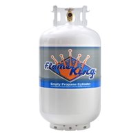 Tanque De Propano Flame King Ysn-301 13,6 Kg, Acero Blanco