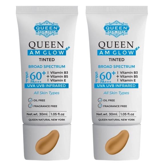 Protector Solar QUEEN NEW YORK AM GLOW con Color SPF 60 30 ml