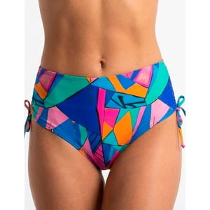 Samia - Bikini Calzón Cadera Ajustable Estampado Azul