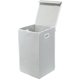thumbnail image 1 of Cesto para ropa sucia, sencillo, plegable, con tapa, gris, 1 of 6