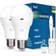 thumbnail image 1 of Ampolleta LED recargable BoRccdit A19 15 W de 3 colores con control remoto, 1 of 3