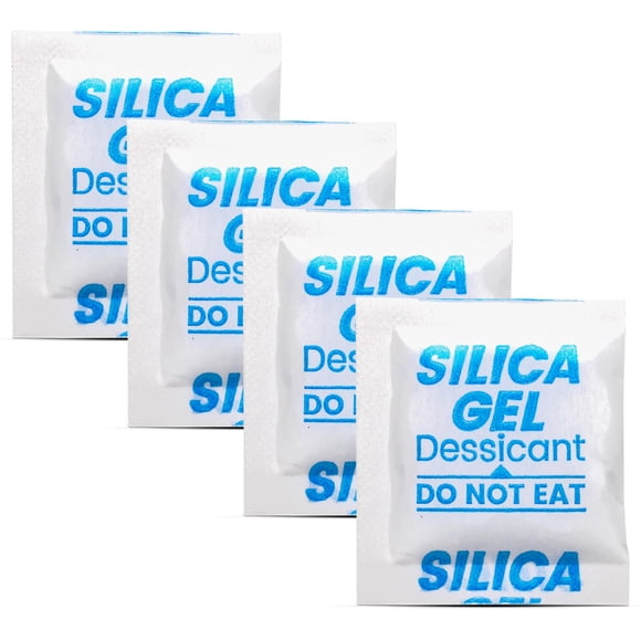 Sobres de gel de sílice 20 g x 15 para almacenamiento de ropa, zapatos y alimentos