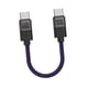 thumbnail image 1 of Cable USB C A USB C De 240 W, Cable De Carga Rápida Universal Tipo C Trenzado De Nailon De 0,2 M, 1 of 3