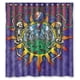 thumbnail image 1 of Cortina de ducha de Grateful Dead, juego de cortina de baño con ganchos, tamaño 66 x 72 pulgadas, 1 of 3