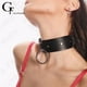 thumbnail image 2 of PU Leather Fetish Collar Gothic Rave Sexy Women Harness Collar Necklaces Fashion Body Bondage Cosplay Bdsm Erotic Accessories, 2 of 3