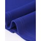 thumbnail image 5 of INSPIRE CHIC Vestido de Trabajo para Mujeres Cuello Cuadrado Manga Corta Abotonado Vintage Tubo Midi con Cinturón XS Azul Real, 5 of 6