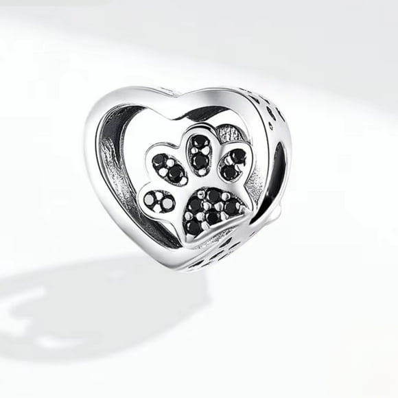 Charm Huella Perrito en Plata 925