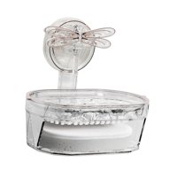 Bothyi - Jabonera Con Ventosa De Libélula, Jaboneras Creativas Para Ducha, Baño, Baño, Blanco