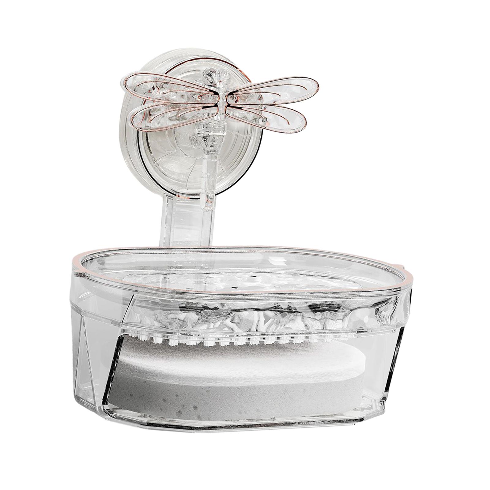 Bothyi - Jabonera Con Ventosa De Libélula, Jaboneras Creativas Para Ducha, Baño, Baño, Blanco