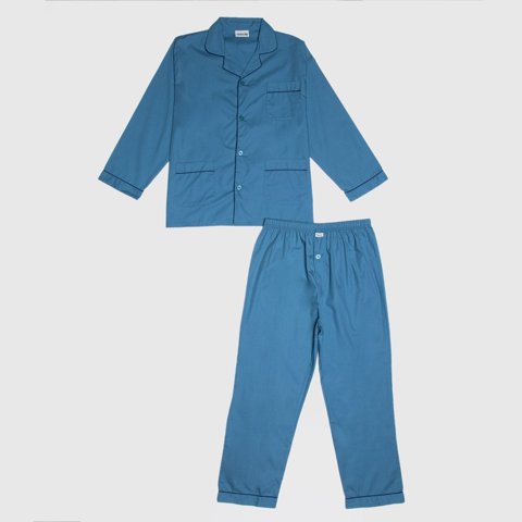 Zahr - Pijama Trevira Largo L Petroleo