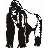 Rienda Libre Graphics - Decomural Gorilla Monkey Ws-16238