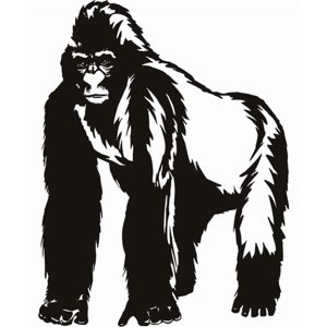 Rienda Libre Graphics - Decomural Gorilla Monkey Ws-16238