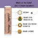thumbnail image 4 of Bálsamo Labial Portland Bee Balm Cera de Abeja Natural Lavanda 3x, 4 of 9