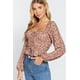thumbnail image 5 of Top CCwholesalesclothings Shirring Con Cinta Malva Mujer, 5 of 5