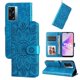 thumbnail image 5 of Funda tipo cartera FOXDOCK para OPPO A77 5G , diseño girasol en relieve, cuero PU, cierre magnético, soporte y tarjetero, 5 of 5