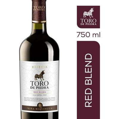 Vino Tinto Blend Reserva 13° Botella 750 Ml Toro De Piedra