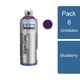 thumbnail image 1 of Pack 6 pinturas Aerosol / Spray Expression 400ml/312grs Blueberry, 1 of 2