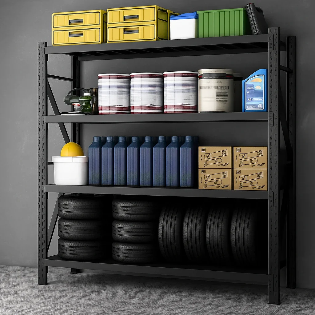 Recilock - Mini Rack Black 200x60cm (200 Kg Por Nivel)