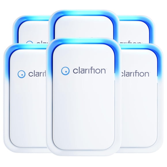 Ionizadores de aire Clarifion, paquete de 6, sistema portátil de iones negativos