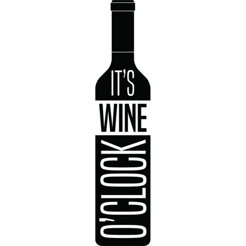 Rienda Libre Graphics - Decomural It'S Wine O'Clock Alcohol Ws-46143