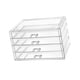 thumbnail image 3 of Organizador De Cajones De Acrílico Transparente De Varios Niveles Para Casarse, Apartamento, 4 Niveles, 3 of 5