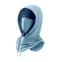 Ioensy - Mascarilla De Protección Solar Cubierta De Cuello Transpirable Para Actividades Al Aire Libre Montar A Caballo Azul