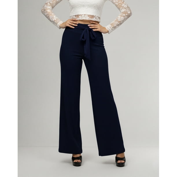 Pack 3 Pantalón Palazo Mujer Confección Nacional Premium