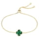 thumbnail image 3 of Pulsera Saronite Ajustable Dorado/Verde, 3 of 4