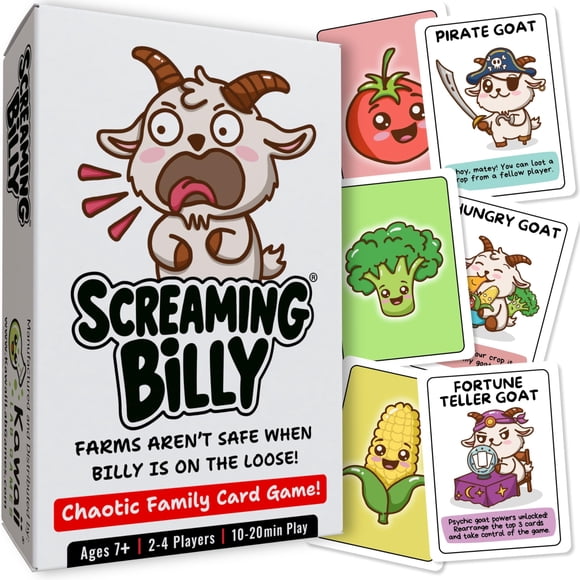 Juego De Cartas Screaming Billy Diversión Familiar