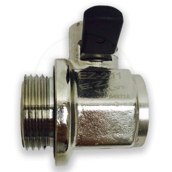 EZ (EZ-211) Válvula de Drenaje de Aceite Plateada de Rosca 27 mm‑2.0