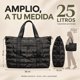 thumbnail image 2 of Bolso Tote Puffer Mujer Grande 25l Acolchado Nylon Viaje Gym Negro, 2 of 3