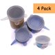 thumbnail image 2 of Tapas elásticas reutilizables de silicona para latas Comtim, pack de 4, 2 of 5