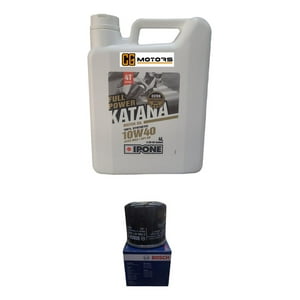 Ipone - Kit Mantencion Honda Nc 750X / Transalp 650-700 (4L+Filtro) Blanco