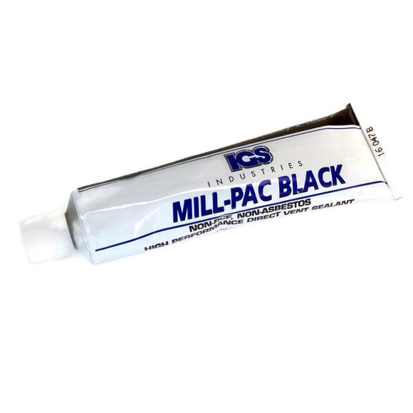 Sellador IGS Mill-Pac Negro Alta Temperatura 1050 °F (565 °C) 90 ml
