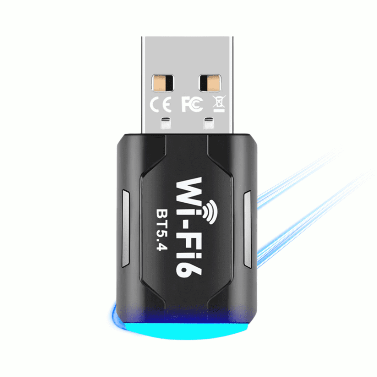 Genérico - Adaptador Wifi Bluetooth Usb 5g 5ghz 900 Mbps Tarjeta Antena