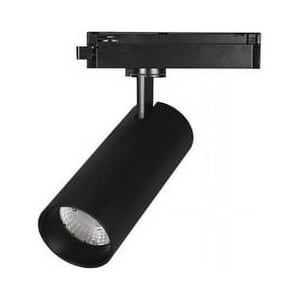 Hb Led - Foco Led Decorativo Riel Monofásico 30W Negro Cálido