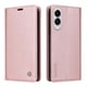 thumbnail image 3 of Funda Billetera de Cuero para Samsung Galaxy S25 Edge con Tarjetero y Soporte - Tapa Magnética Rosa, 3 of 6