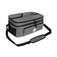 Magideal - Organizador De Botiquín De Primeros Auxilios Vacío, Ligero, Multifuncional Y Portátil. Bolsa De Almacenamiento Médico Para Oficina, Coche, Camping, Ho