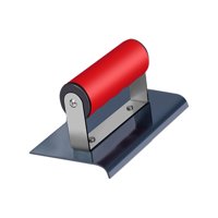 Magideal - Herramienta De Acabado De Acero Inoxidable Para El Paseos De Enlaces A Mano De Hormigón Para Enlucir Estuco , 15.2Cmx7.6Cmx7Cm