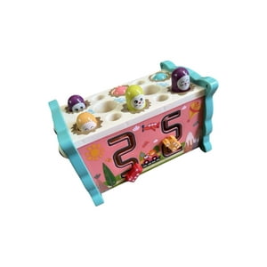 Babyword - Cubo Actividades Montessori Buho Infantil 8 En 1 Verde