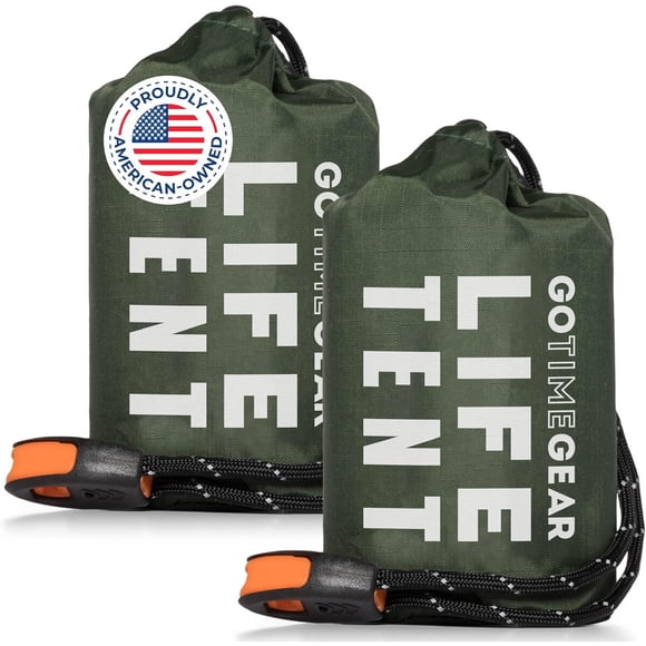 Carpa de Emergencia Go Time Gear para 2 Personas, 8.7 oz