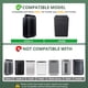 thumbnail image 2 of Filtro purificador de aire isinlive 116130 HEPA para Winix 5500-2, 2 of 8