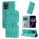 thumbnail image 2 of Funda tipo cartera FOXDOCK para Realme 9 Pro , diseño girasol en relieve, cuero PU, cierre magnético, soporte y tarjetero, 2 of 5