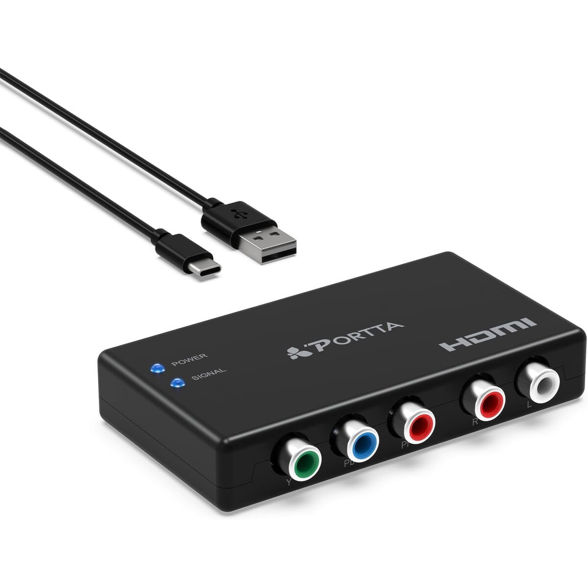 Conversor Portta Component A Hdmi Ypbpr Rl Audio 1080p