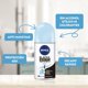 thumbnail image 2 of Desodorante Roll-On Nivea Mujer Invisible For Black & White Clear Frasco Mujer, 50 g, 2 of 6