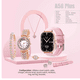 thumbnail image 2 of Smartwatch A58plus Con Pantalla Táctil | Reloj Inteligente Rosa Gris Y Rosa Plateado, 2 of 4