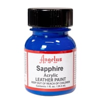 Pintura Para Cuero Angelus Acrylic Sapphire 30Ml